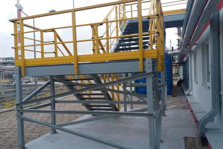 Realizacje FIBROMAT: Schody, balustrady i drabiny z TWS